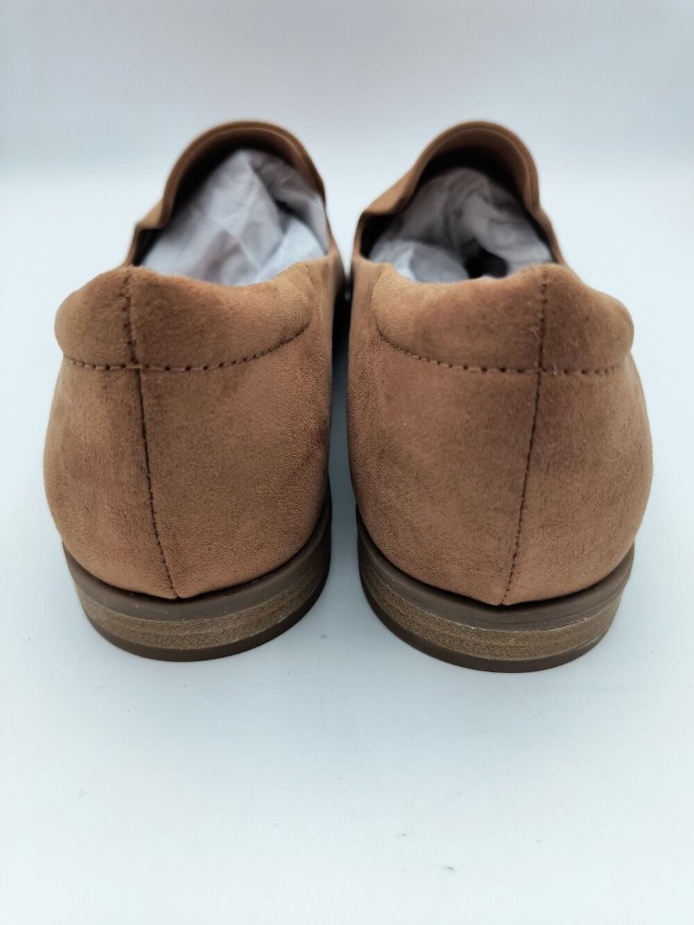 Universal Thread Cognac Adeline Suede Slip-On Loafers Size 11 Women’s Casual - Picture 3 of 7